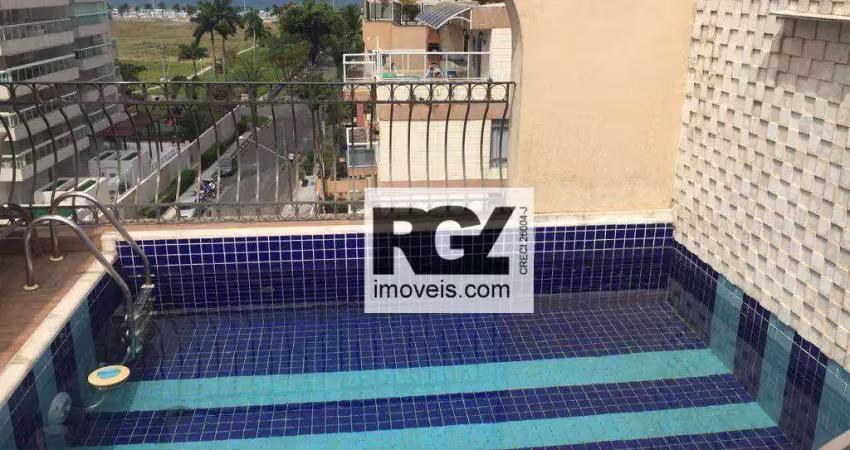 Cobertura com 3 dormitórios à venda, 176 m² por R$ 1.390.000,00 - Jardim das Conchas - Guarujá/SP