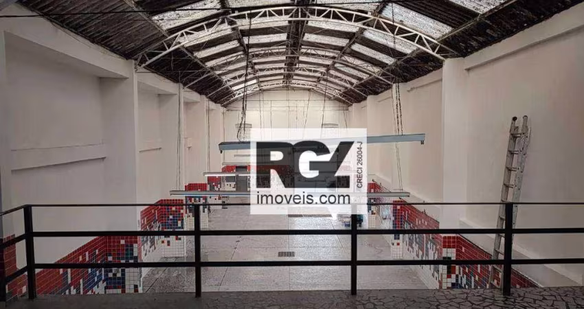 Galpão para alugar, 430 m² por R$ 11.687,00/mês - Vila Nova - Santos/SP