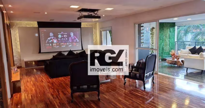 Apartamento com 3 dormitórios à venda, 214 m² por r$ 3.000.000,00 - ipiranga - são paulo/sp