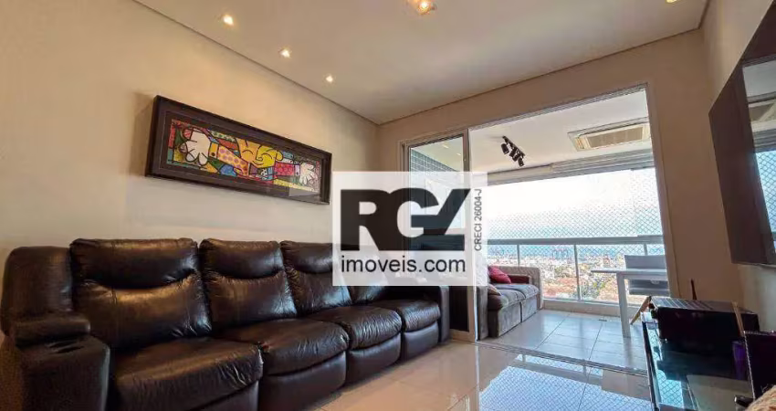 Apartamento à venda, 129 m² por r$ 1.825.000,00 - aparecida - santos/sp