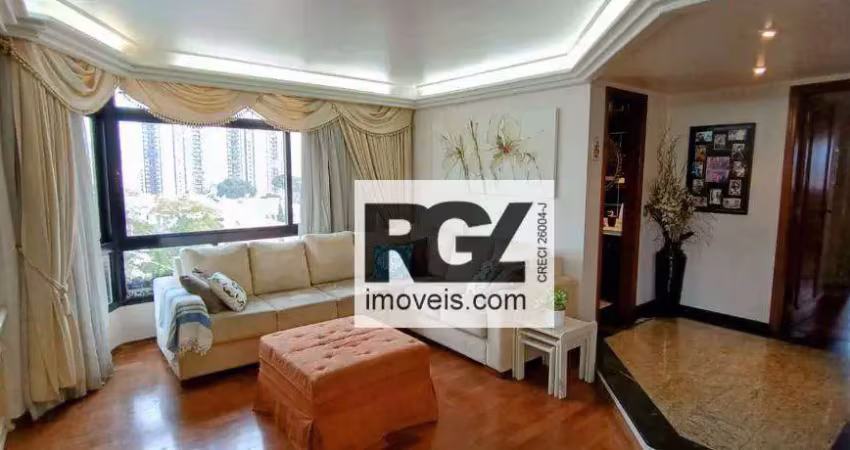 Apartamento com 4 dormitórios à venda, 200 m² por r$ 1.090.000,00 - bosque da saúde - são paulo/sp