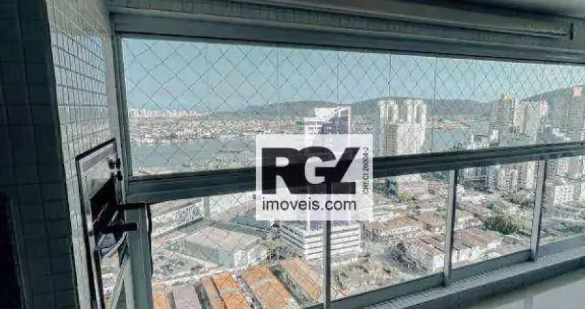 Apartamento com 3 dormitórios à venda, 111 m² por r$ 1.450.000 - ponta da praia - santos/sp