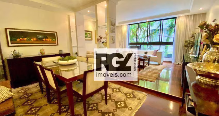 Apartamento com 3 dormitórios à venda, 160 m² por r$ 1.180.000,00 - boqueirão - santos/sp