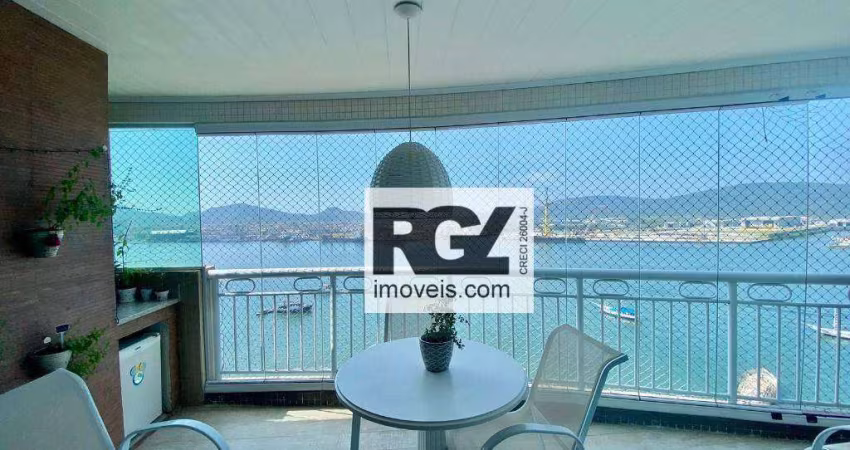 Apartamento com 3 dormitórios para alugar, 199 m² por R$ 15.000,00/mês - Ponta da Praia - Santos/SP