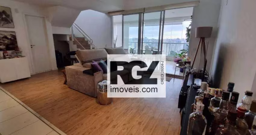 Apartamento duplex com 2 dormitórios à venda, 117 m² por r$ 1.599.000,00 - campo belo - são paulo/sp