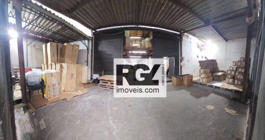 Galpão, 600 m² - venda por R$ 3.500.000,00 ou aluguel por R$ 24.153,26/mês - Macuco - Santos/SP