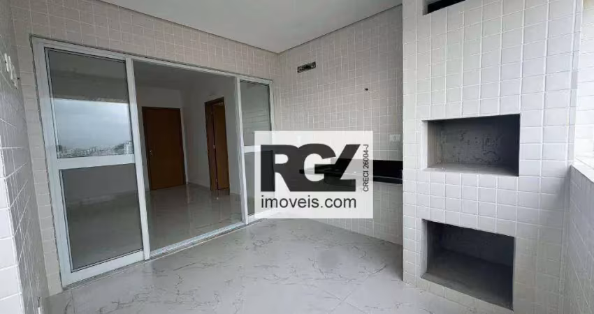 Financiamento direto com a construtora, ap 03 dorm alto padrão. boqueirão, santos