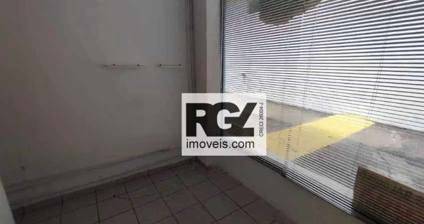 Loja para alugar, 32 m² por r$ 2.200,00/mês - boqueirão - santos/sp