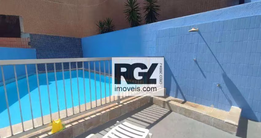 Apartamento com 2 dormitórios à venda, 68 m² por r$ 430.000,00 - ponta da praia - santos/sp
