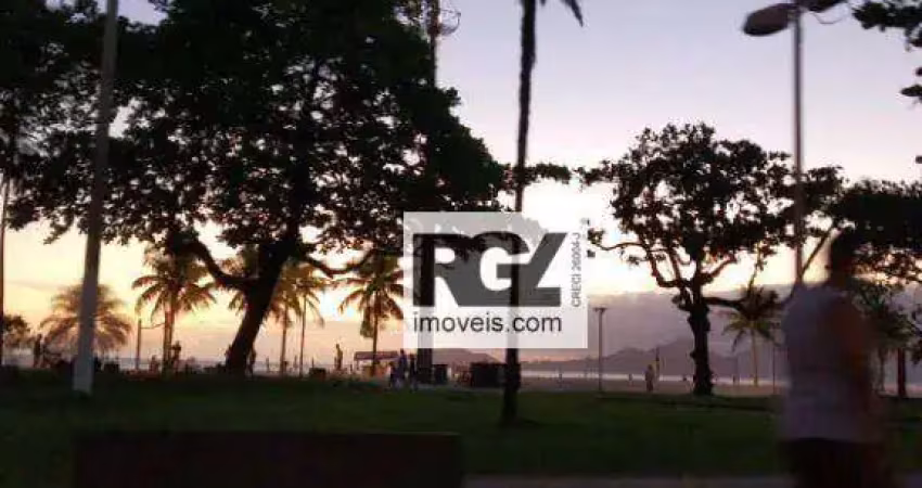 01 dorm na quadra da praia, excelente localização! venha conhecer. boqueirão, santos