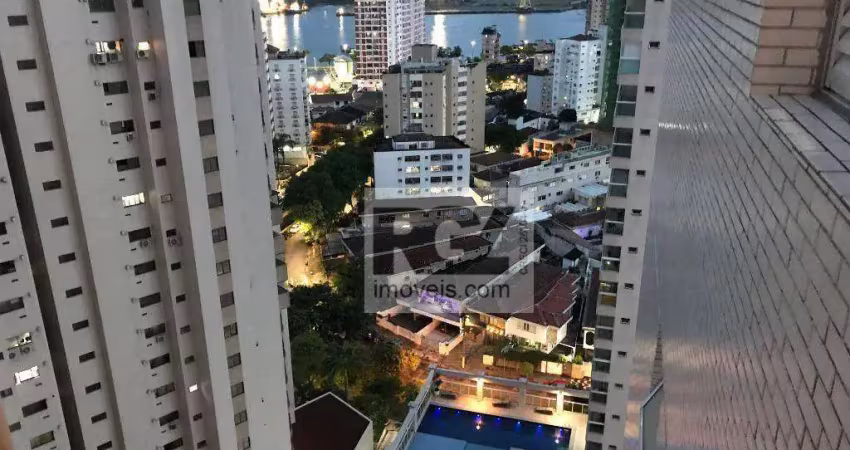 Apartamento com 1 dormitório para alugar, 49 m² por r$ 4.420,00/mês - ponta da praia - santos/sp