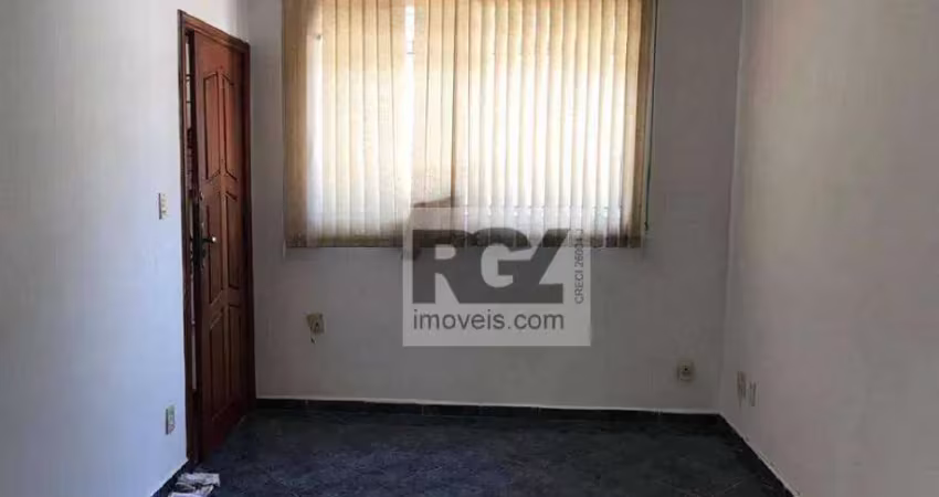 Apartamento com 2 dormitórios à venda, 75 m² por r$ 390.000,00 - embaré - santos/sp