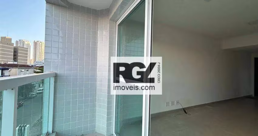 Apartamento com 2 dormitórios à venda, 68 m² por r$ 584.000,00 - marapé - santos/sp