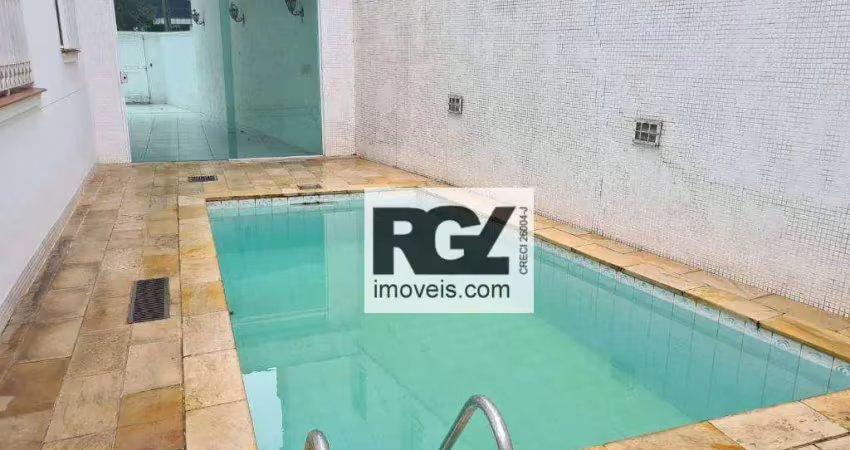 Sobrado à venda, 280 m² por r$ 4.000.000,00 - ponta da praia - santos/sp