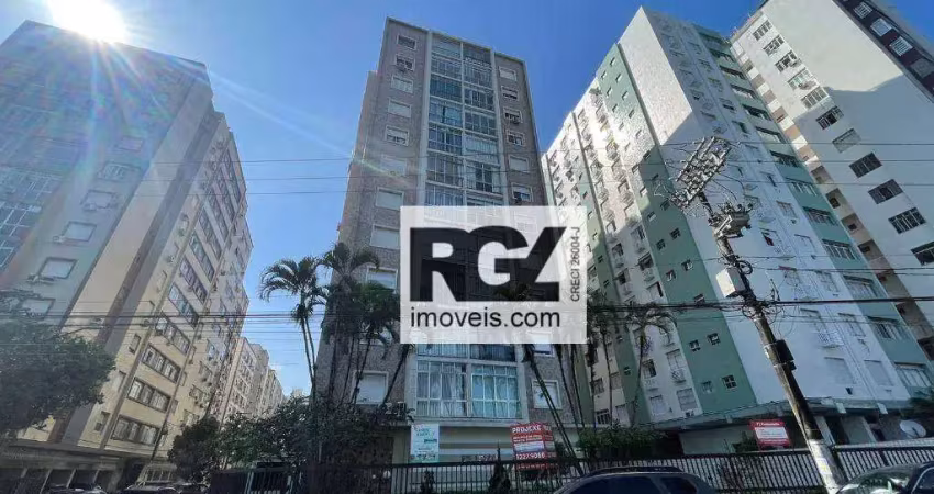 Apartamento com 2 dormitórios à venda, 107 m² por r$ 750.000,00 - ponta da praia - santos/sp