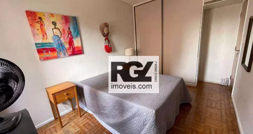 Apartamento com 2 dormitórios à venda, 89 m² por r$ 820.000,00 - boqueirão - santos/sp