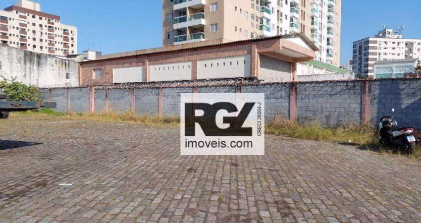 Terreno à venda, 401 m² por R$ 850.000,00 - Estuário - Santos/SP