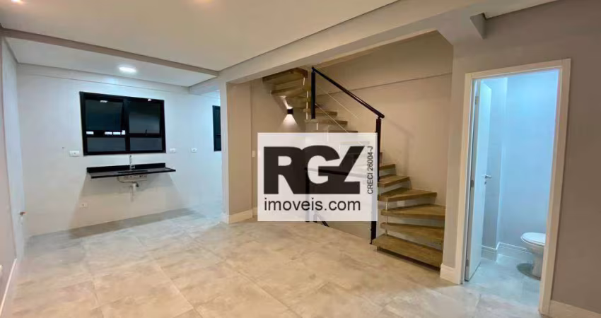 Sobrado com 2 dormitórios à venda, 116 m² por R$ 650.000,00 - Marapé - Santos/SP