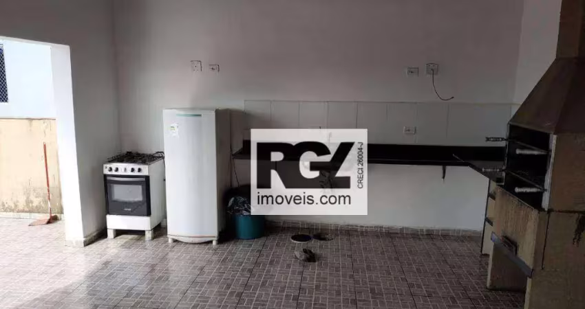 Apartamento com 2 dormitórios à venda, 57 m² por r$ 395.000,00 - vila voturuá - santos/sp