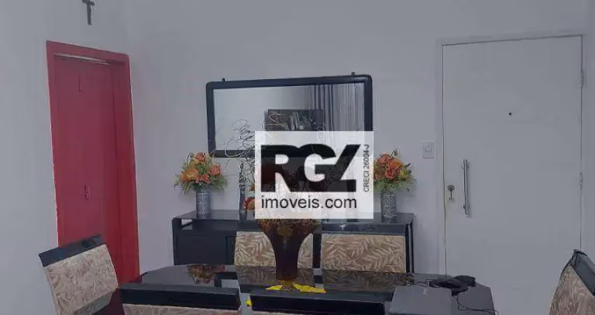 Apartamento com 2 dormitórios à venda, 98 m² por r$ 510.000,00 - gonzaga - santos/sp