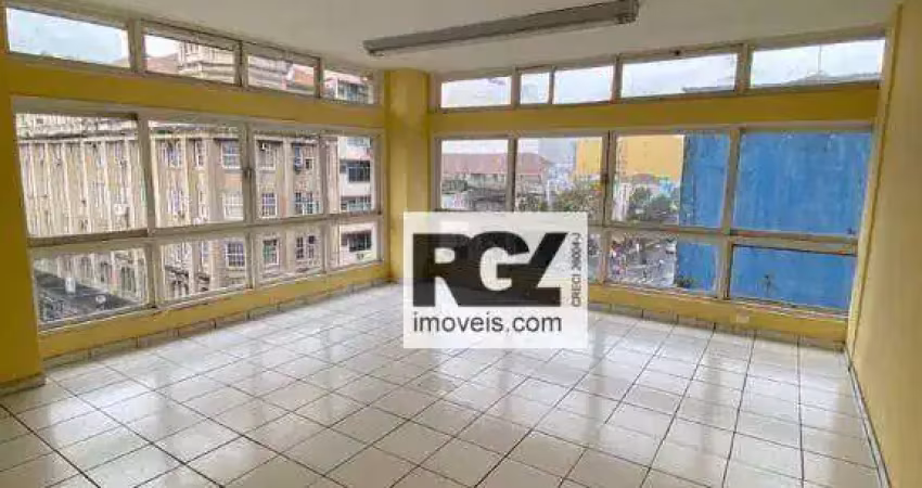 Sala comercial para alugar no Centro, Santos 
