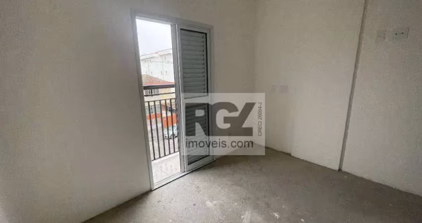 Apartamento com 2 dormitórios à venda, 39 m² por r$ 335.000,00 - estuário - santos/sp