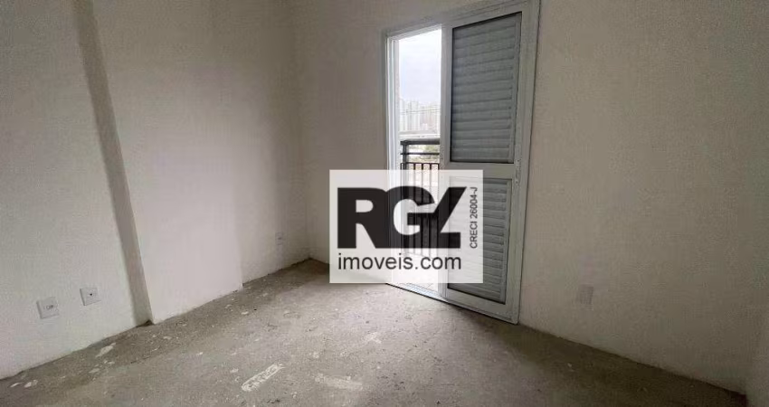 Apartamento com 2 dormitórios à venda, 41 m² por R$ 370.000,00 - Estuário - Santos/SP