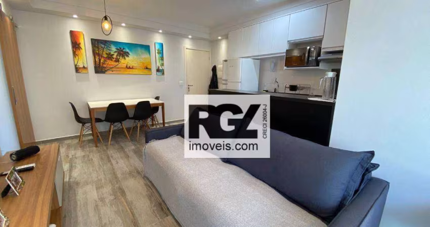 Apartamento com 1 dormitório à venda, 49 m² por R$ 600.000,00 - Ponta da Praia - Santos/SP