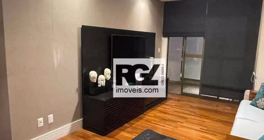 Apartamento com 3 dormitórios à venda, 143 m² por r$ 2.300.000,00 - ponta da praia - santos/sp