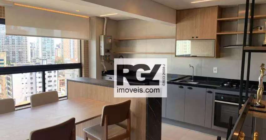 Apartamento com 2 dormitórios à venda, 65 m² por r$ 969.000,00 - ponta da praia - santos/sp