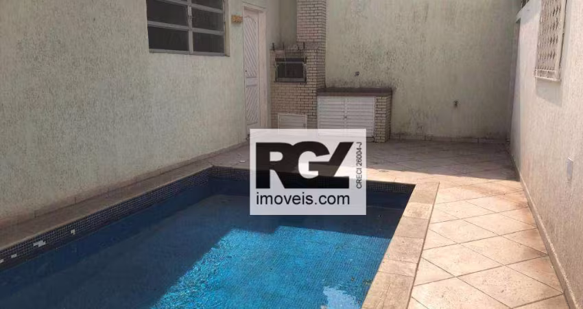 Casa com 4 dormitórios para alugar, 310 m² por R$ 12.000,00/mês - Aparecida - Santos/SP