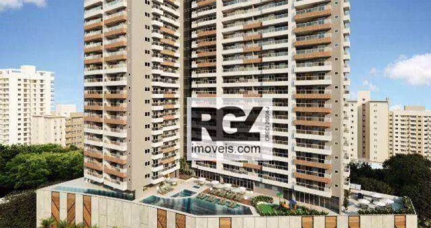 Apartamento com 2 dormitórios à venda, 72 m² por R$ 719.000,00 - Encruzilhada - Santos/SP