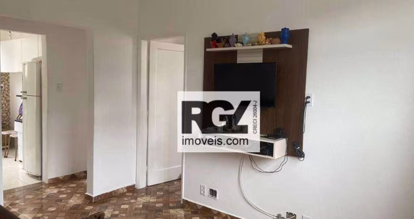 Apartamento com 2 dormitórios à venda, 65 m² por R$ 320.000,00 - Macuco - Santos/SP