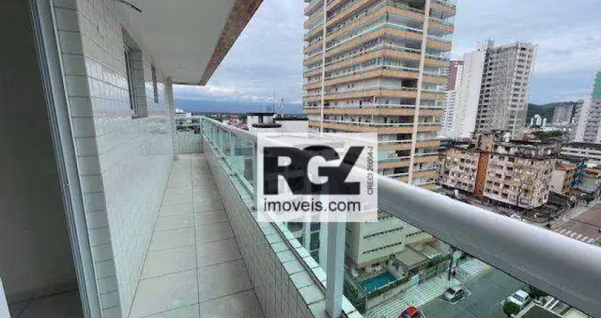 Apartamento estilo flat com 1 dormitório à venda, 41 m² por r$ 299.000 - boqueirão - praia grande/sp
