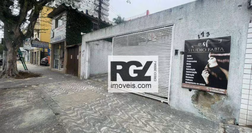 Casa com 3 dormitórios à venda por r$ 1.500.000,00 - marapé - santos/sp