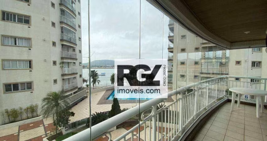 Apartamento com 3 dormitórios para alugar, 199 m² por R$ 12.000,02/mês - Ponta da Praia - Santos/SP