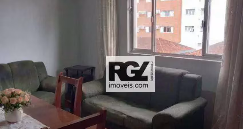 Apartamento com 2 dormitórios à venda, 57 m² por r$ 350.000,00 - campo grande - santos/sp