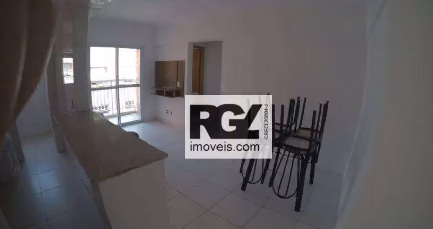 Apartamento com 2 dormitórios à venda, 56 m² por r$ 375.000,00 - josé menino - santos/sp