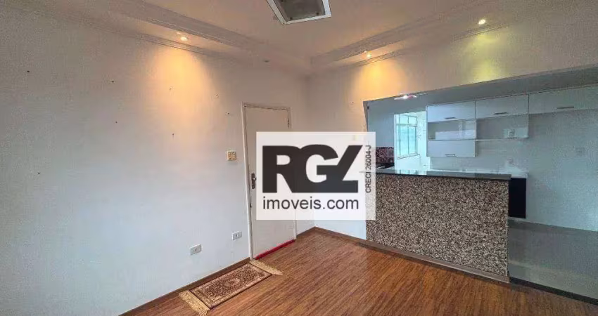 Apartamento com 3 dormitórios para alugar, 96 m² por r$ 3.700,00/mês - embaré - santos/sp