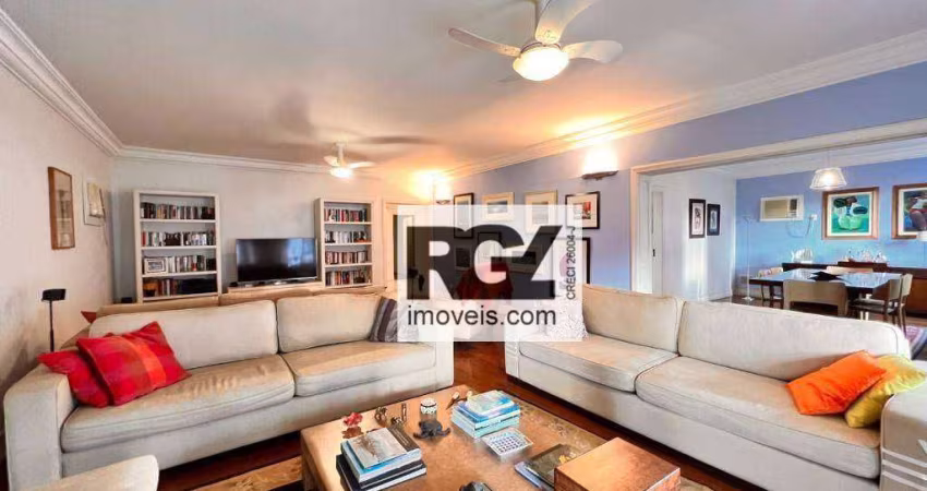 Apartamento com 4 dormitórios para alugar, 301 m² por R$ 14.900,00/mês - Boqueirão - Santos/SP