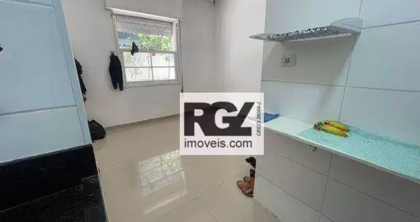 Kitnet com 1 dormitório à venda, 27 m² por r$ 247.000,00 - boqueirão - santos/sp