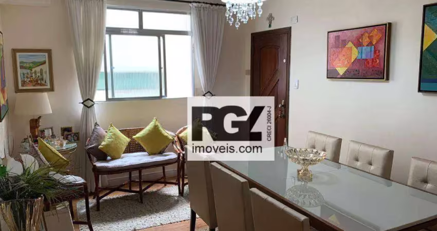 Apartamento com 2 dormitórios à venda, 74 m² por r$ 480.000,00 - boqueirão - santos/sp