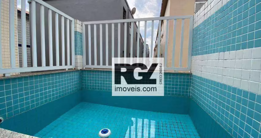 Casa com 3 dormitórios à venda, 156 m² por r$ 1.150.000,00 - embaré - santos/sp