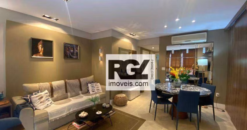 Apartamento com 3 dormitórios à venda, 98 m² por R$ 1.530.000,00 - Gonzaga - Santos/SP
