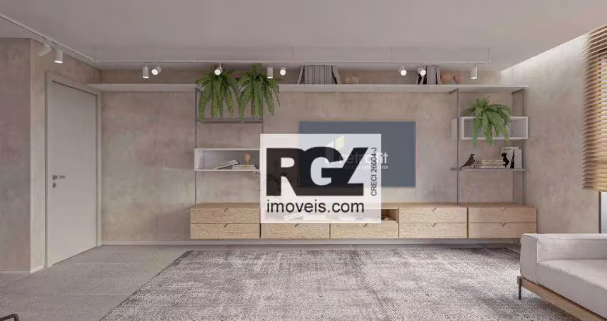 Apartamento com 3 dormitórios à venda, 181 m² por r$ 2.430.000,00 - boqueirão - santos/sp