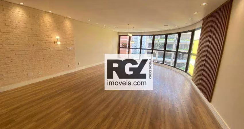 Apartamento com 4 dormitórios à venda, 265 m² por r$ 1.750.000,00 - boqueirão - santos/sp