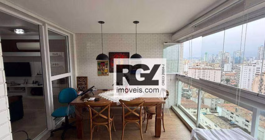 Apartamento com 2 dormitórios à venda, 77 m² por R$ 990.000,00 - Ponta da Praia - Santos/SP