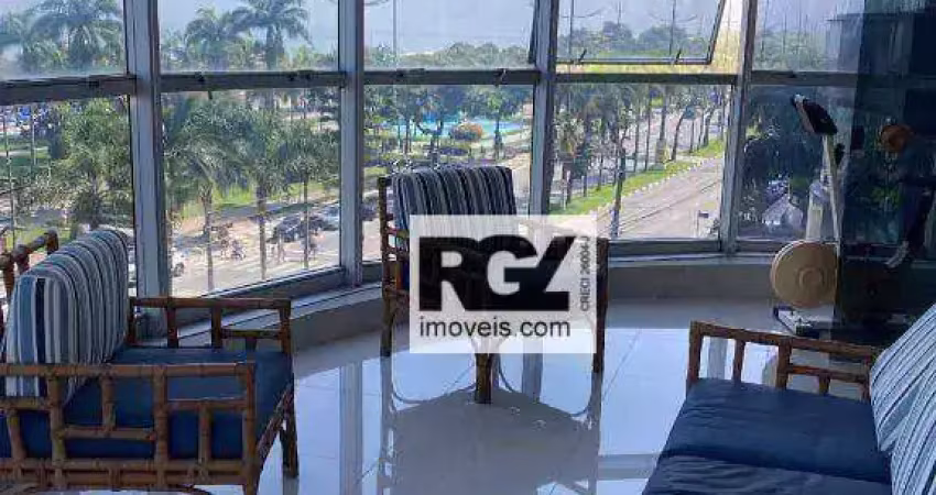 Apartamento com 2 dormitórios à venda, 120 m² por r$ 1.802.000,00 - aparecida - santos/sp