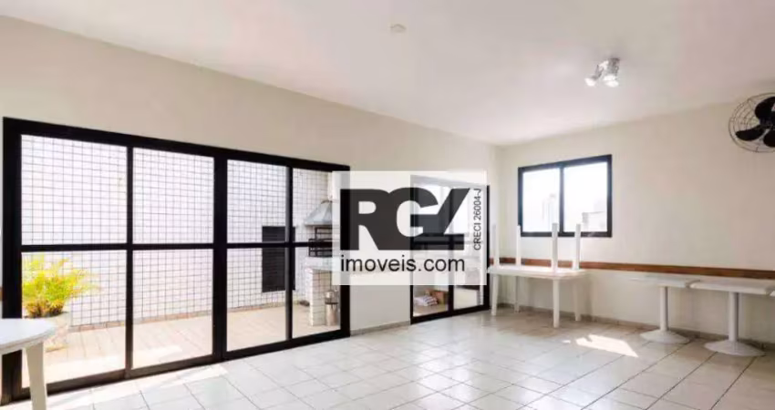 Apartamento com 2 dormitórios à venda, 95 m² por r$ 649.000,00 - gonzaga - santos/sp