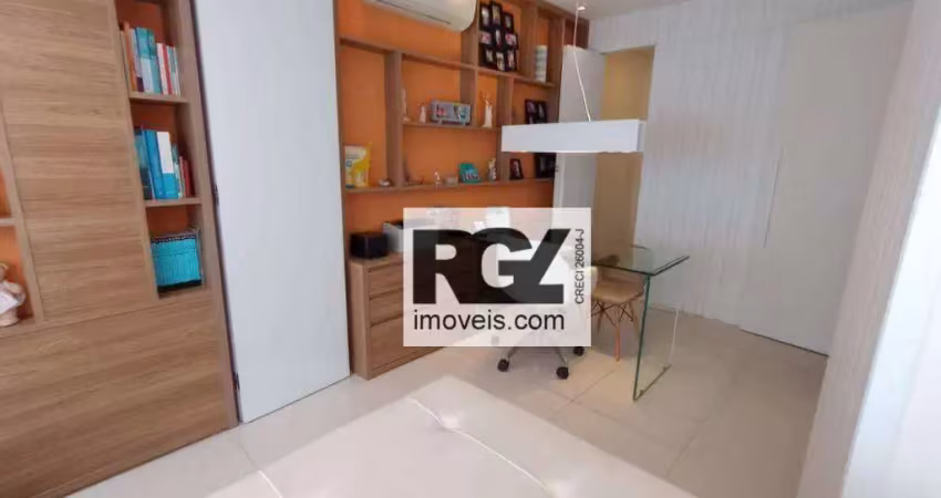 Sala à venda, 45 m² por r$ 550.000,00 - boqueirão - santos/sp